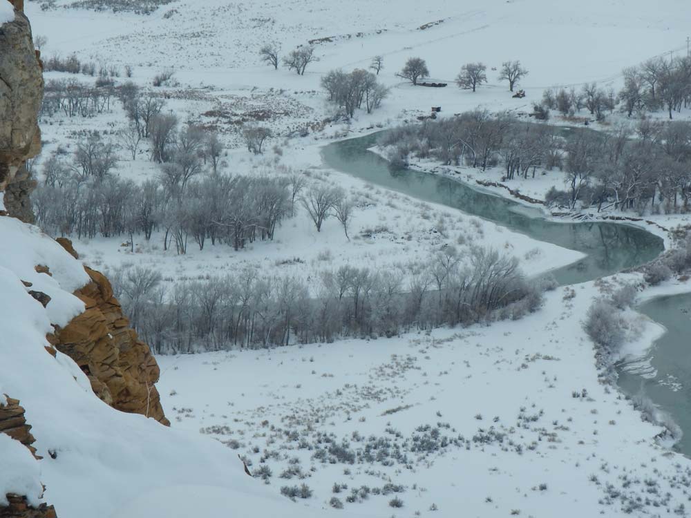 Cougar-Chase-Across-A-Snowy-Valley - Infinity Hunts