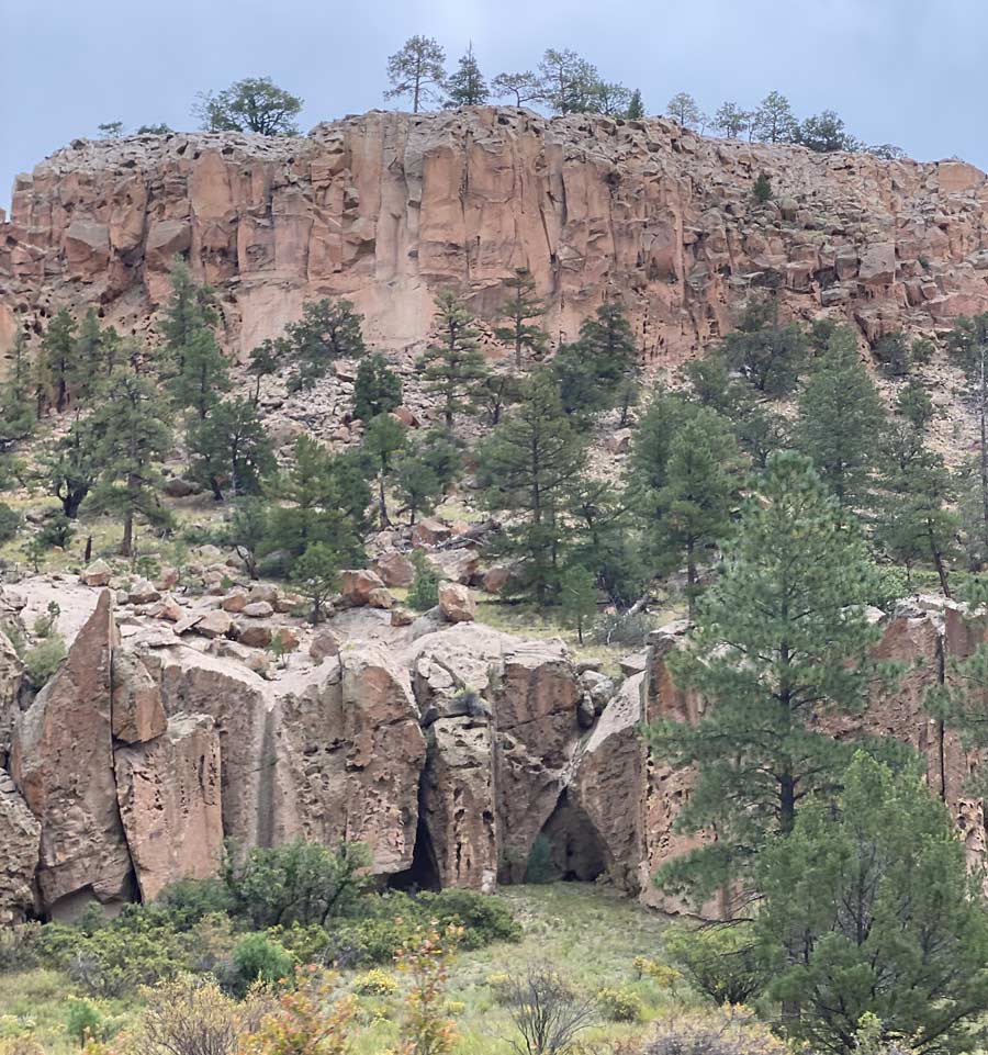 Beautiful rock formations in Mew Mexico while Bear Hunting.