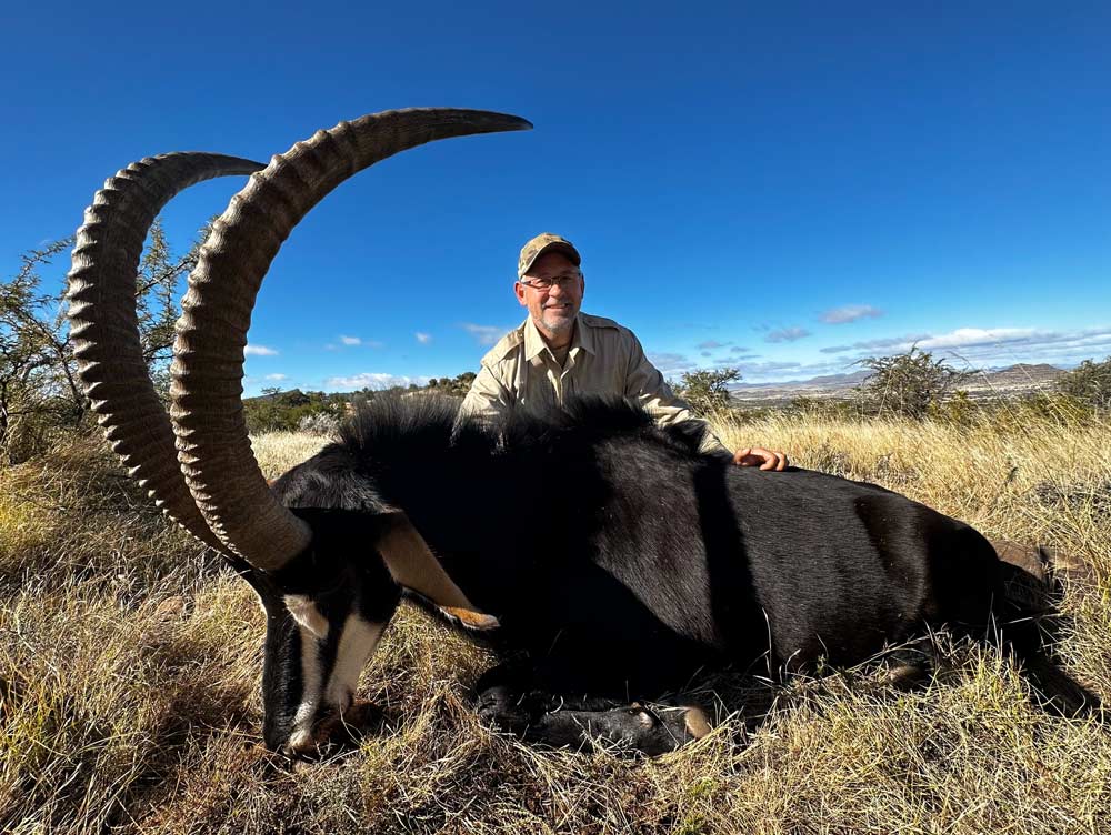 Sable hunting on The Eastern Cape in South Africa