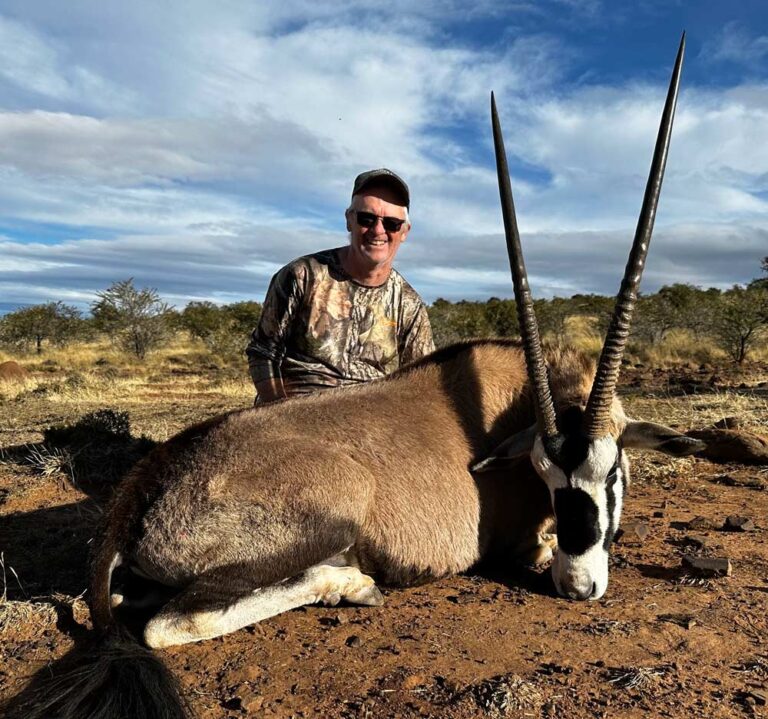 Trophy gemsbok Hunting in Africa